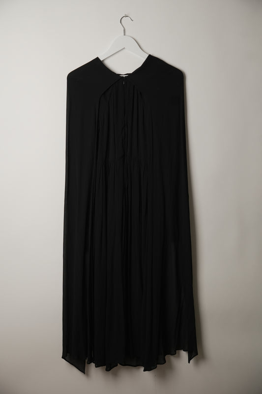 Prada Sheer Black Long Sleeve Dress