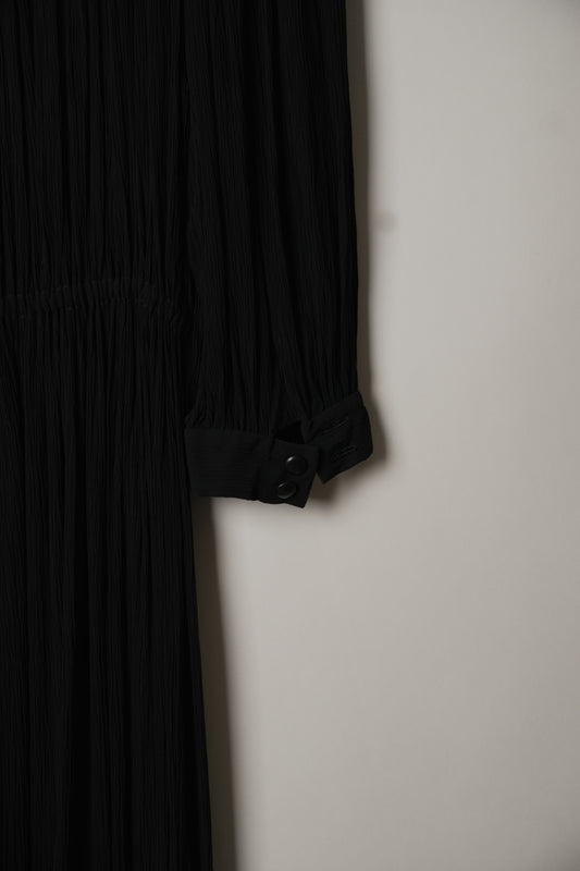 Christian Dior Embellished Boat Neck Long Sleeve Dress