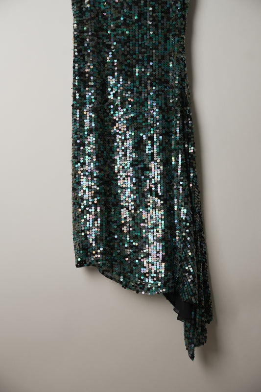 Emporio Armani Sequin Tank Cami Dress