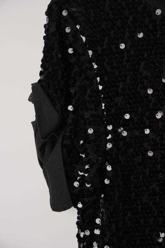 Chloe See by Chloe Sequin Short Sleeve Dress