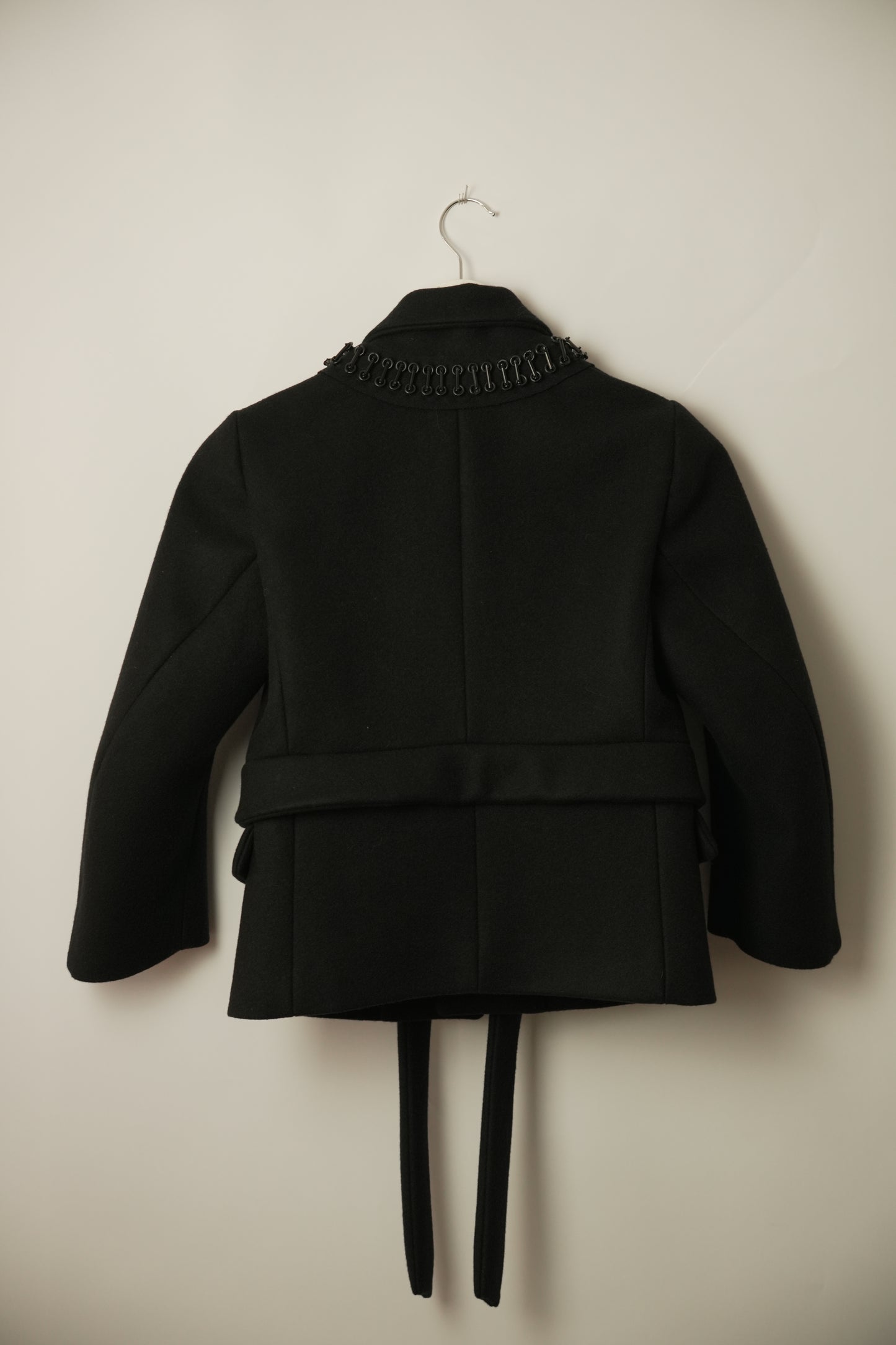 Dsquared2 Black Safety Pin Collar Jacket
