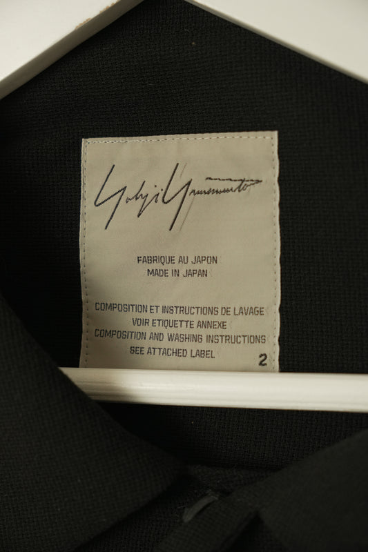Yohji Yamamoto Button Down  3/4 Sleeve Cape