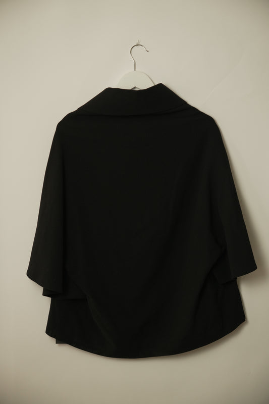 Yohji Yamamoto Button Down  3/4 Sleeve Cape