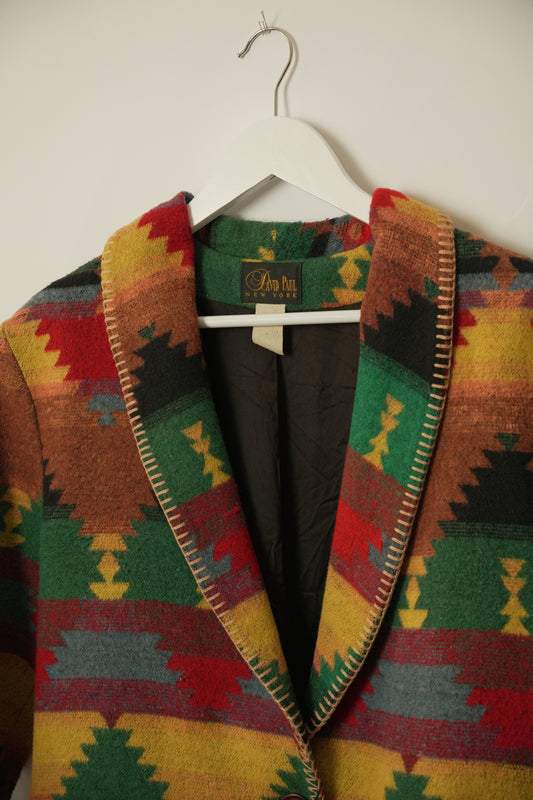 David Paul New York Aztec Blazer