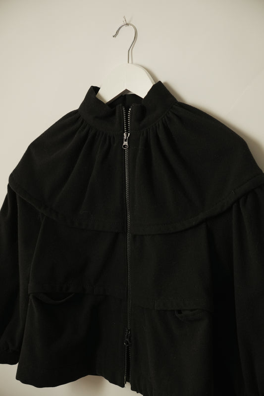 Tricot Comme des Garcons Tiered Wool Jacket AD2010