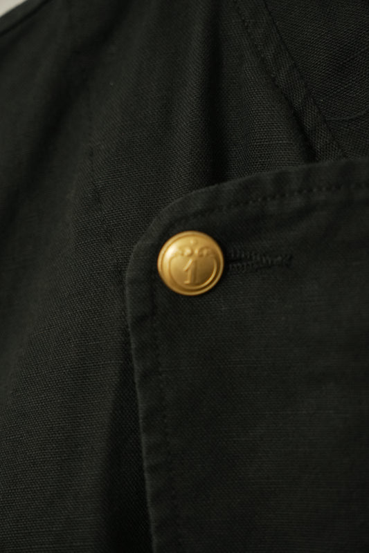 Agnes B Paris Military Jacket w Gold Buttons