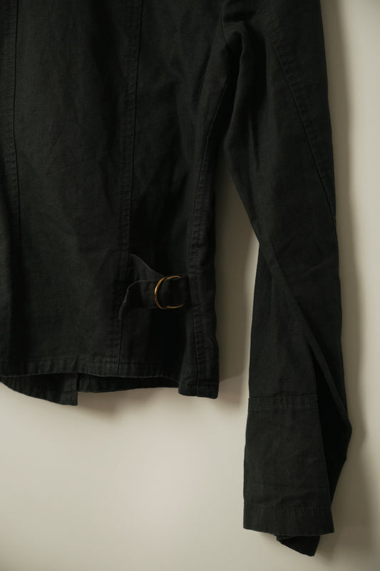 Agnes B Paris Military Jacket w Gold Buttons