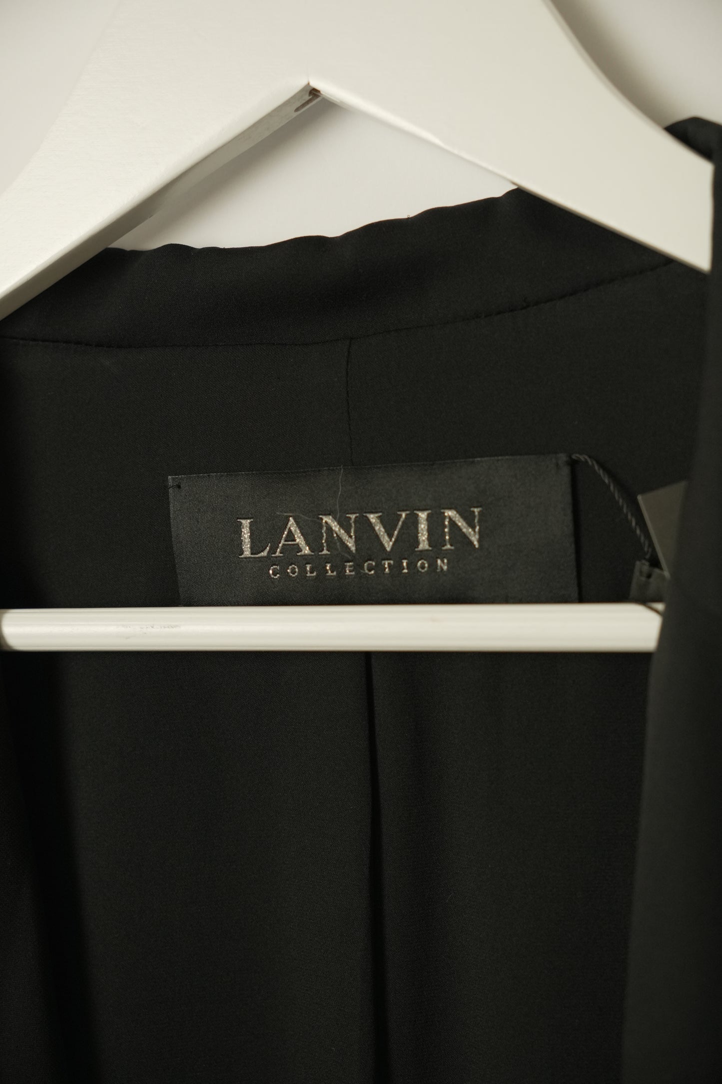 Lanvin Silk Layered Pleated Blazer