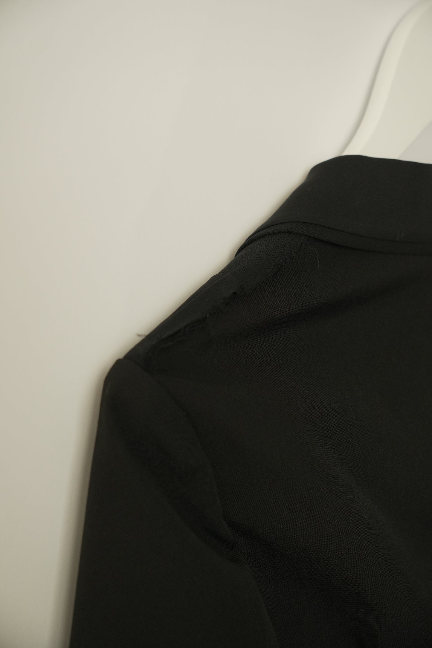 Lanvin Silk Layered Pleated Blazer