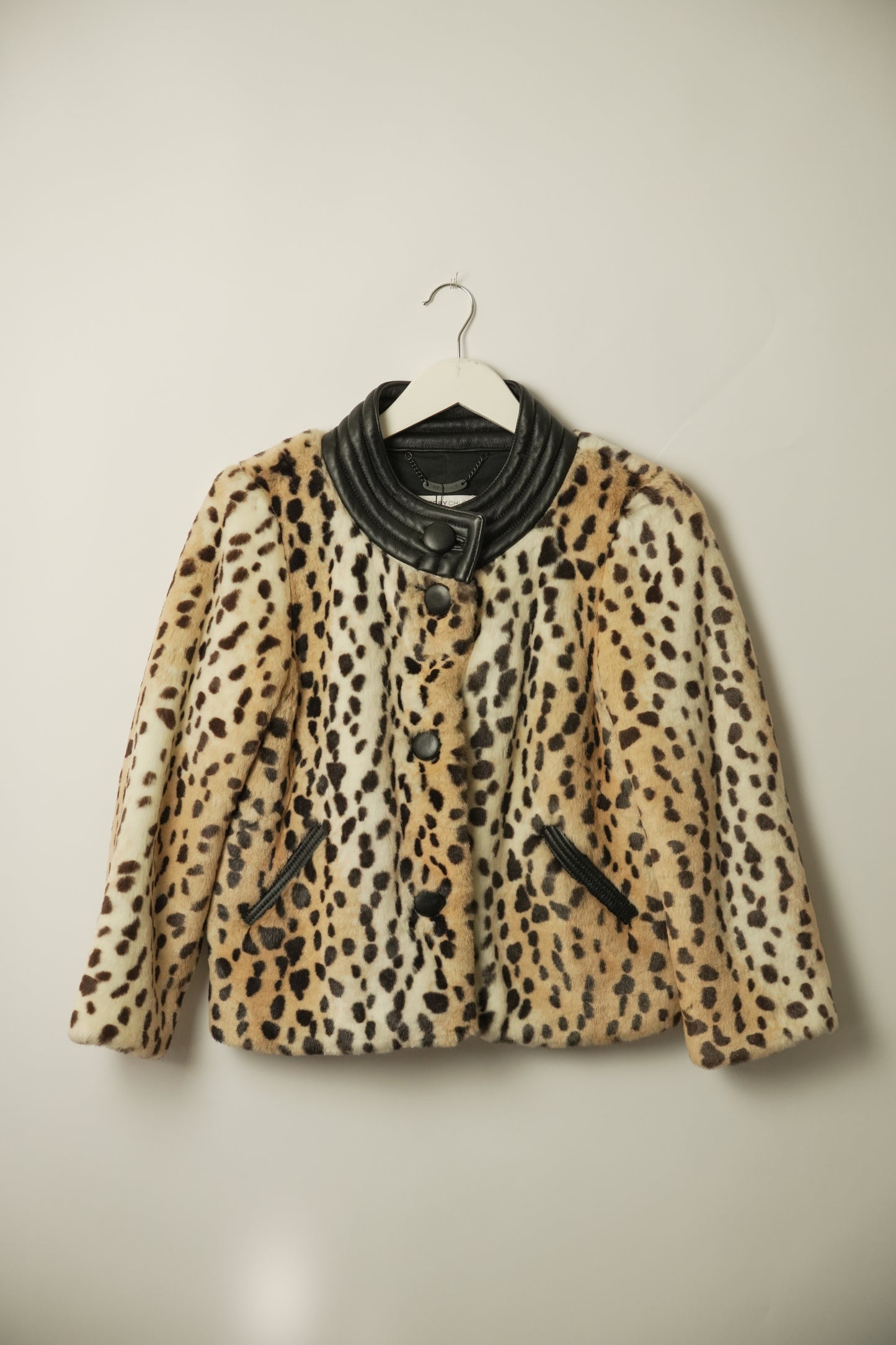 See By Chloe leopard Fur jacket