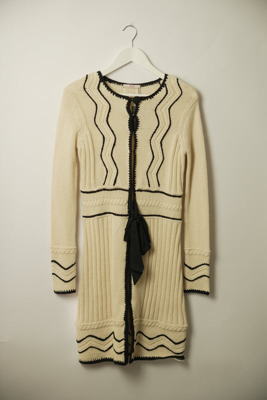 Red Valentino Double Bow LS Cardigan