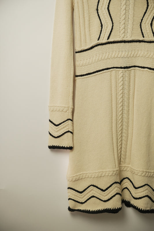 Red Valentino Double Bow LS Cardigan
