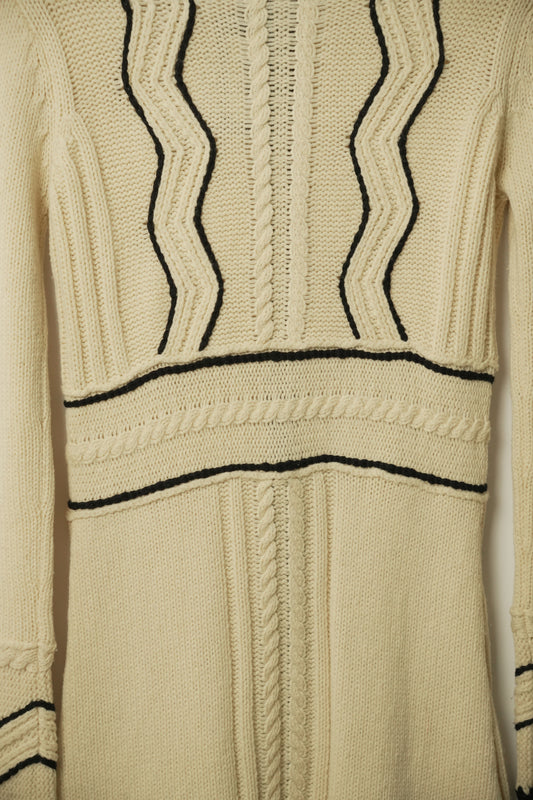 Red Valentino Double Bow LS Cardigan