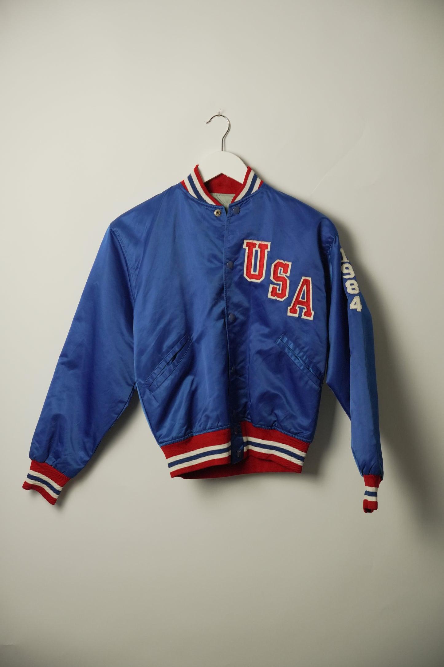Los Angeles Made in USA Nylon Bomber Jacket Size XS