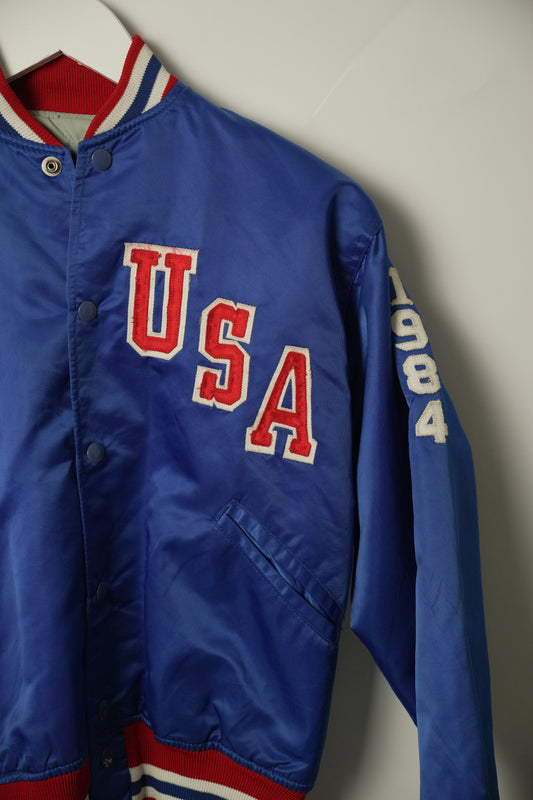 Los Angeles Made in USA Nylon Bomber Jacket Size XS