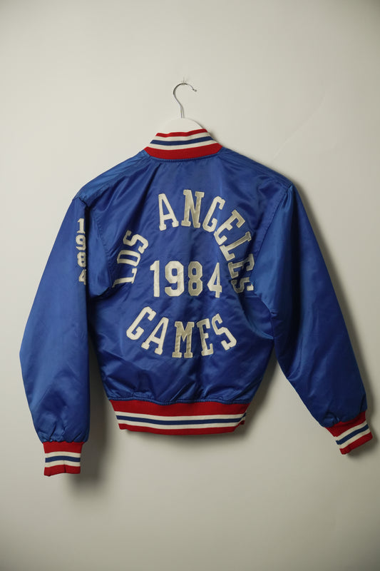 Los Angeles Made in USA Nylon Bomber Jacket Size XS