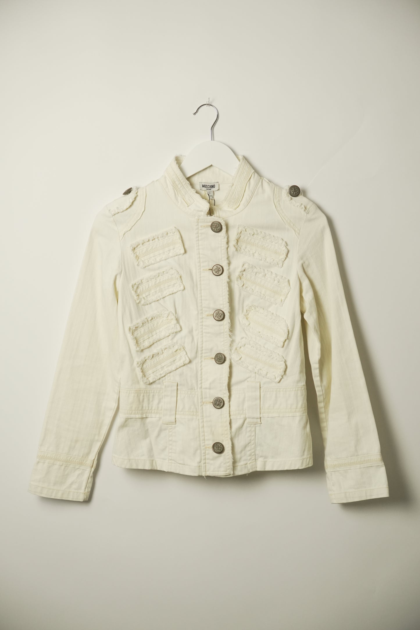 Moschino Denim Cotton Napoleon Jacket