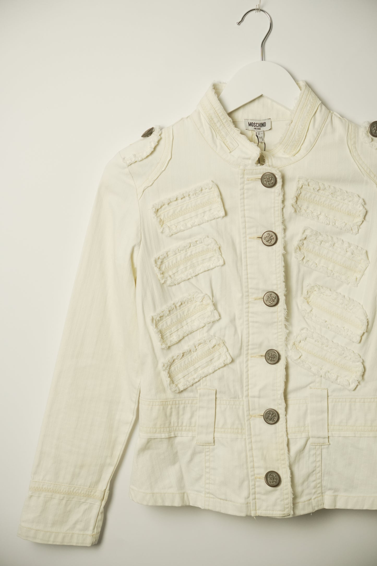 Moschino Denim Cotton Napoleon Jacket