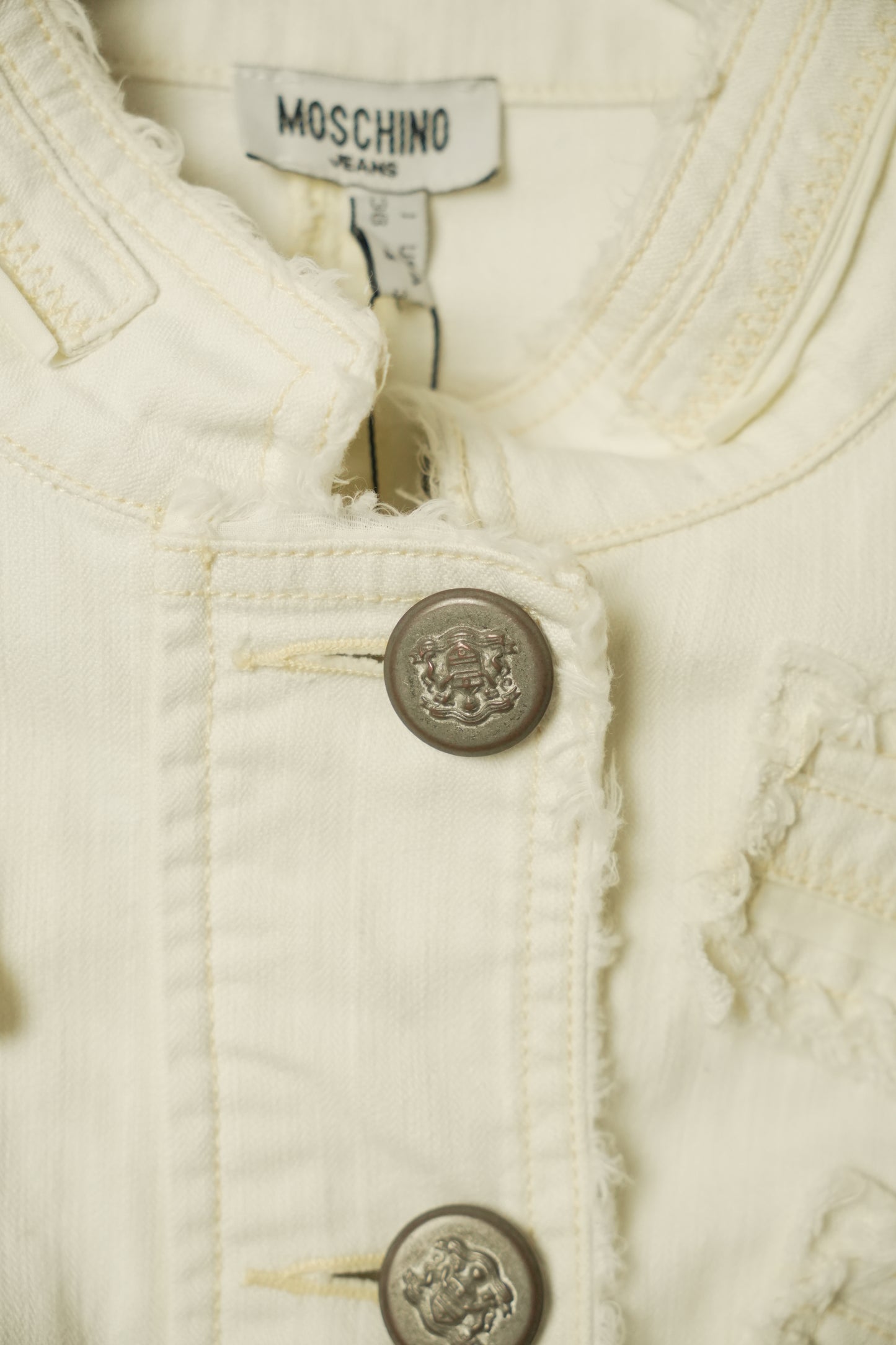 Moschino Denim Cotton Napoleon Jacket