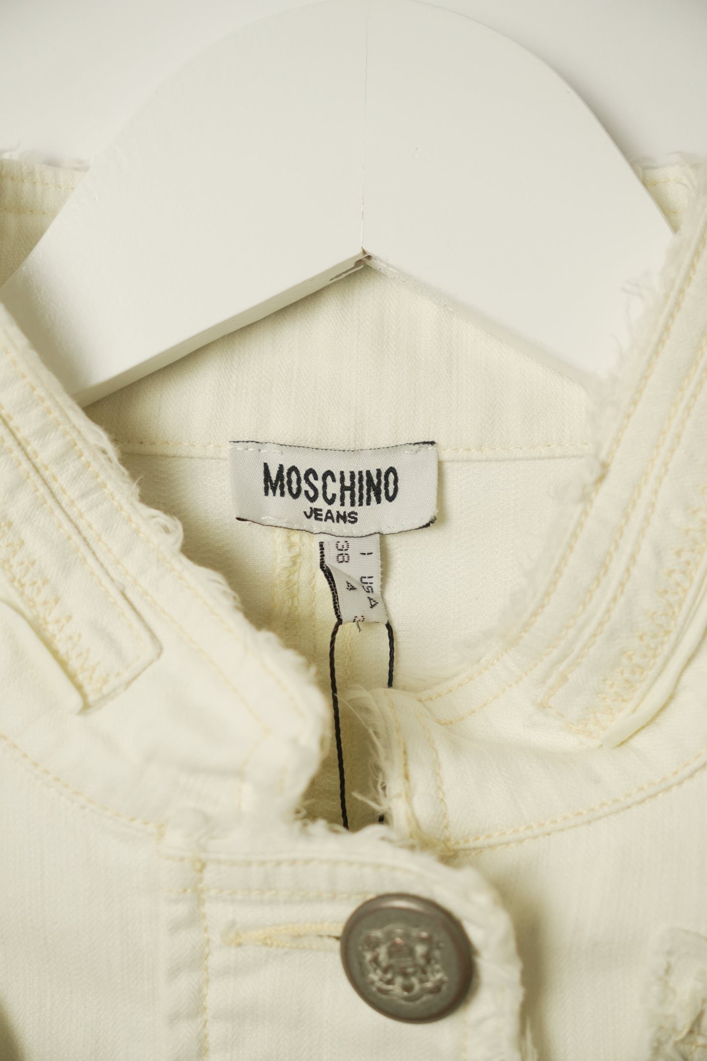 Moschino Denim Cotton Napoleon Jacket