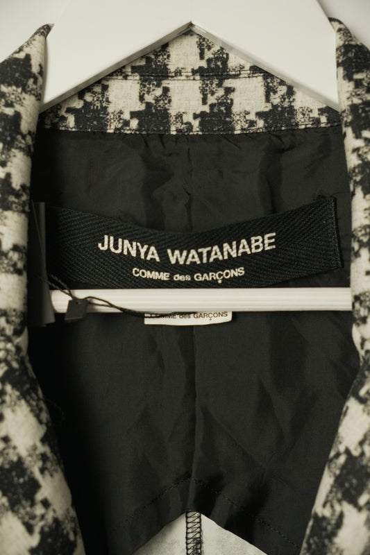 Junya Watanabe Comme Des Garcons Houndstooth Print Blazer AD2009