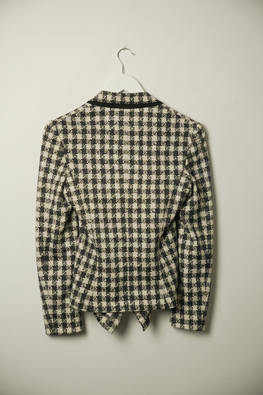 Junya Watanabe Comme Des Garcons Houndstooth Print Blazer AD2009