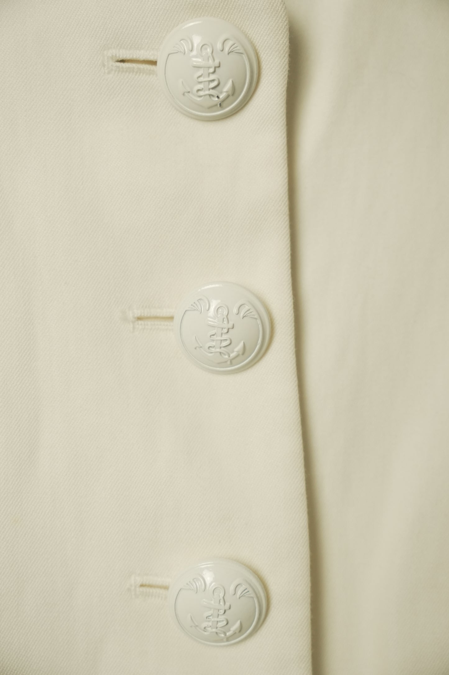 Joseph Military Napolean White Linen Blend Jacket