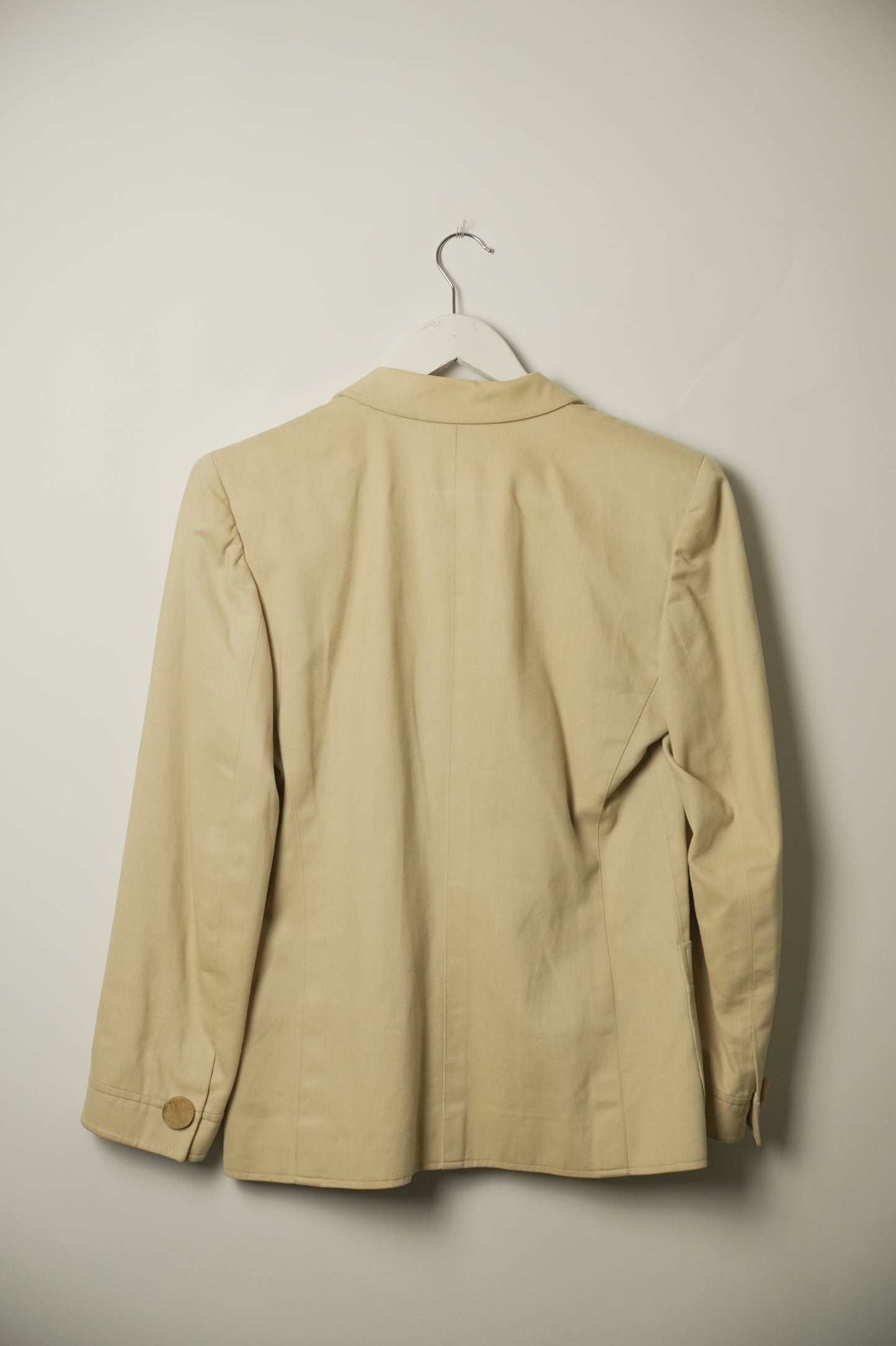 Valentino Beige Sports Cotton Blazer