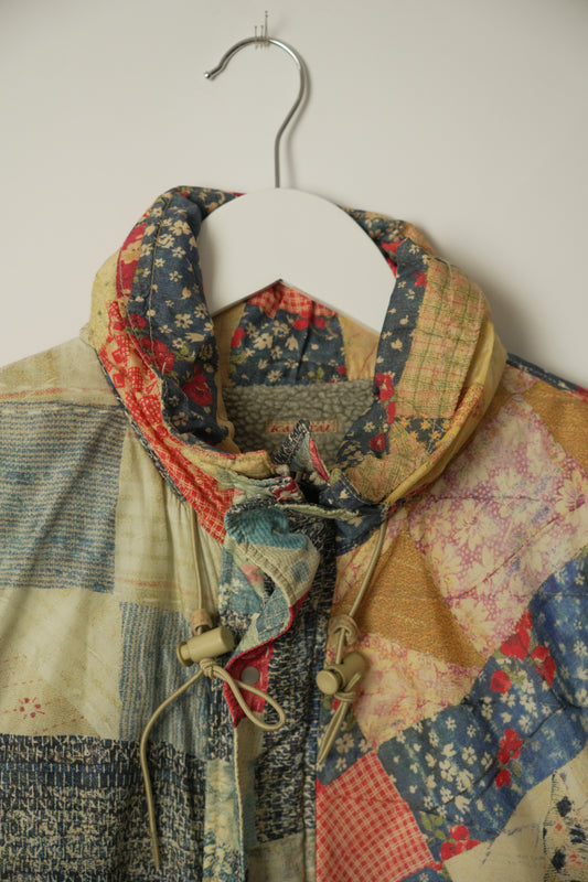 Kapital Bandana Print Shearling Inner Sless Vest