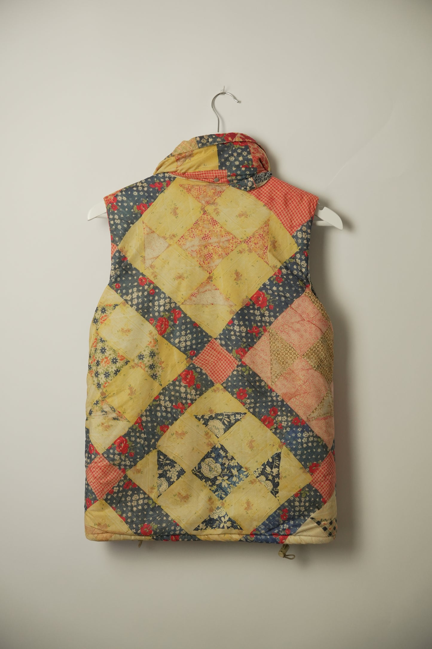 Kapital Bandana Print Shearling Inner Sless Vest