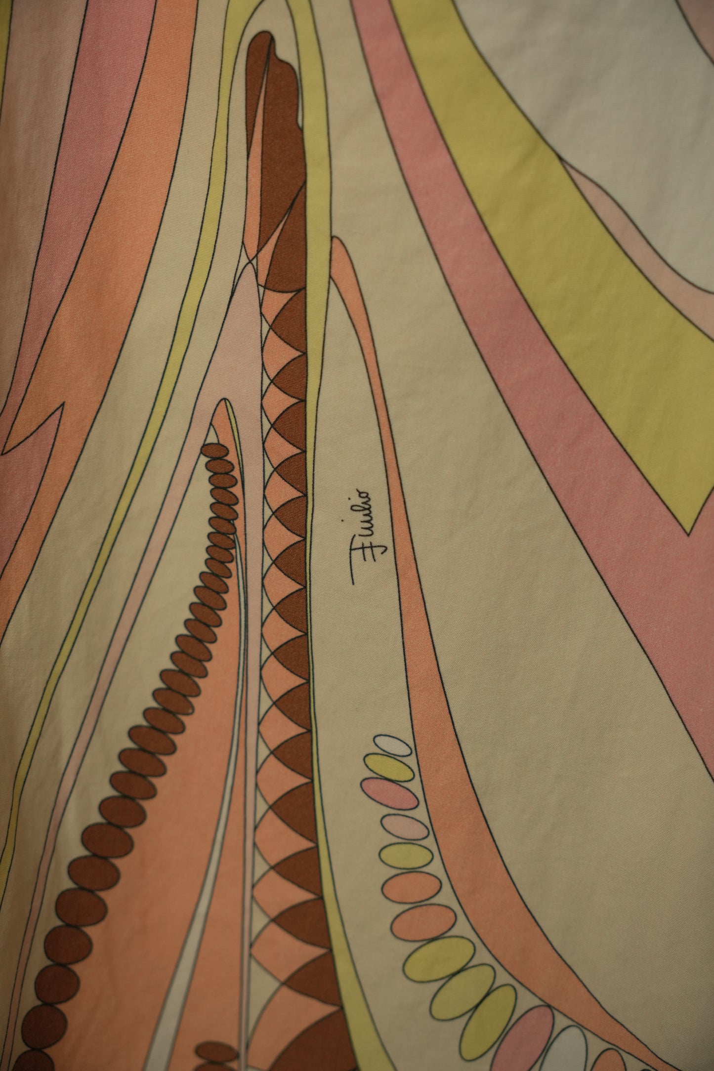 Emilio Pucci Abstract Pink Pattern SS Shirt