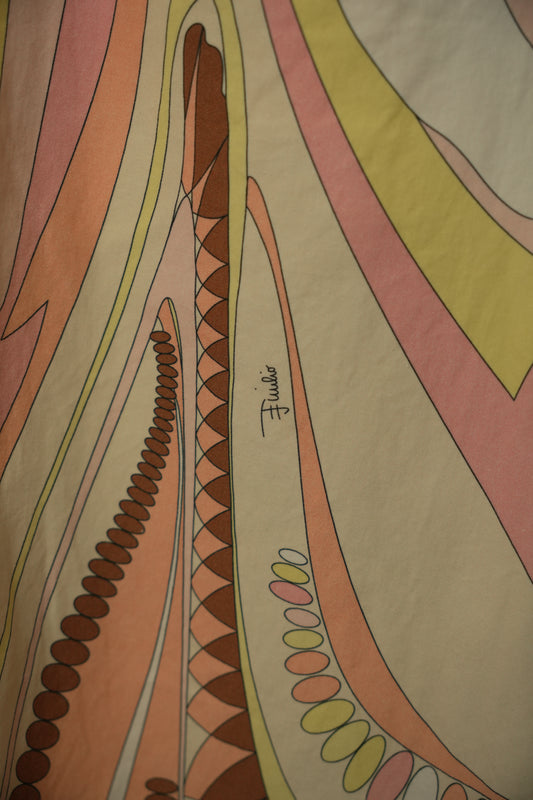 Emilio Pucci Abstract Pink Pattern SS Shirt