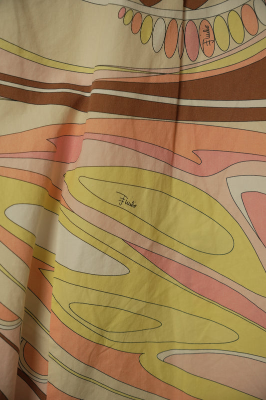 Emilio Pucci Abstract Pink Pattern SS Shirt