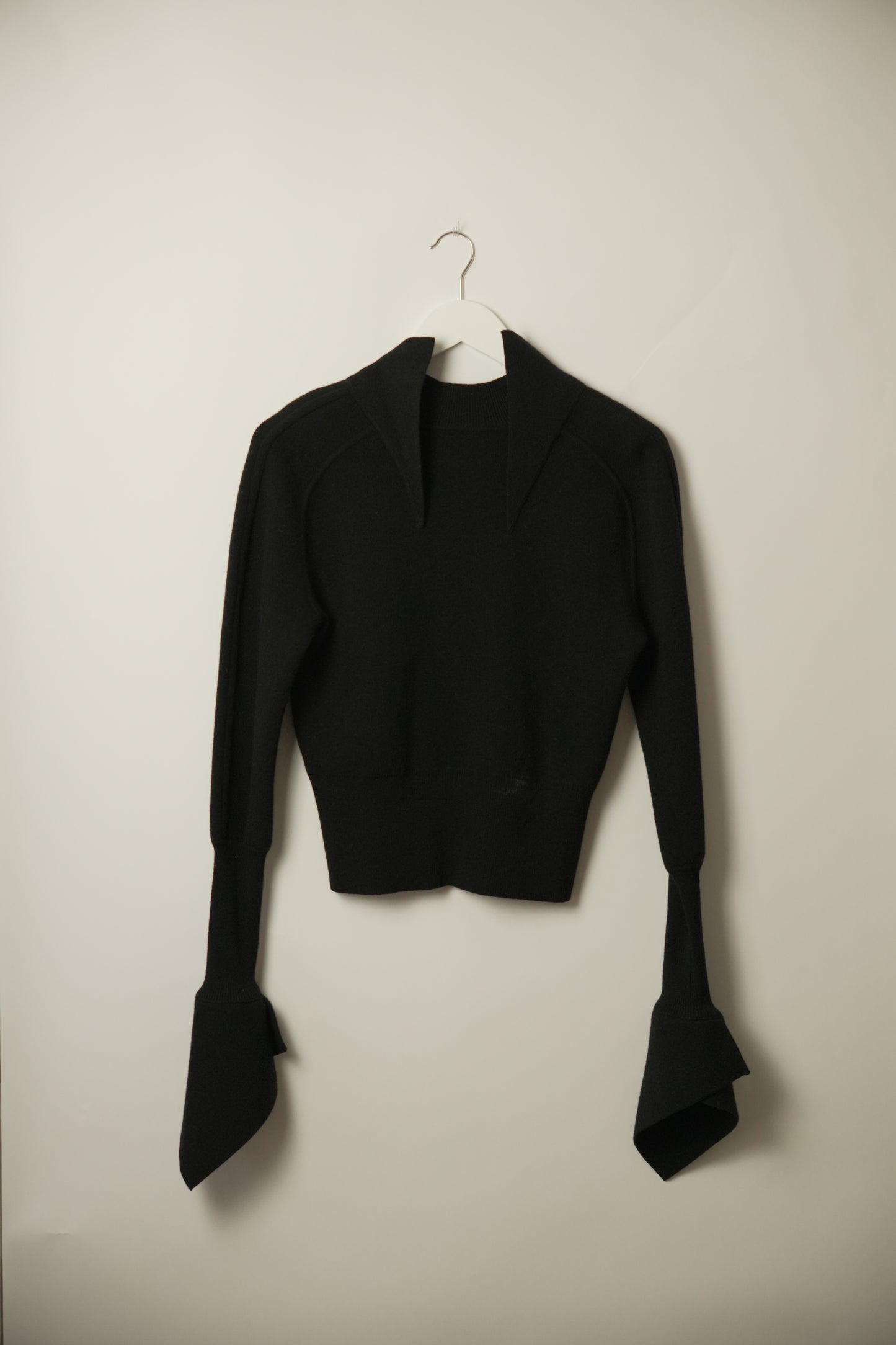 Mugler Crab Claw Black LS Knit