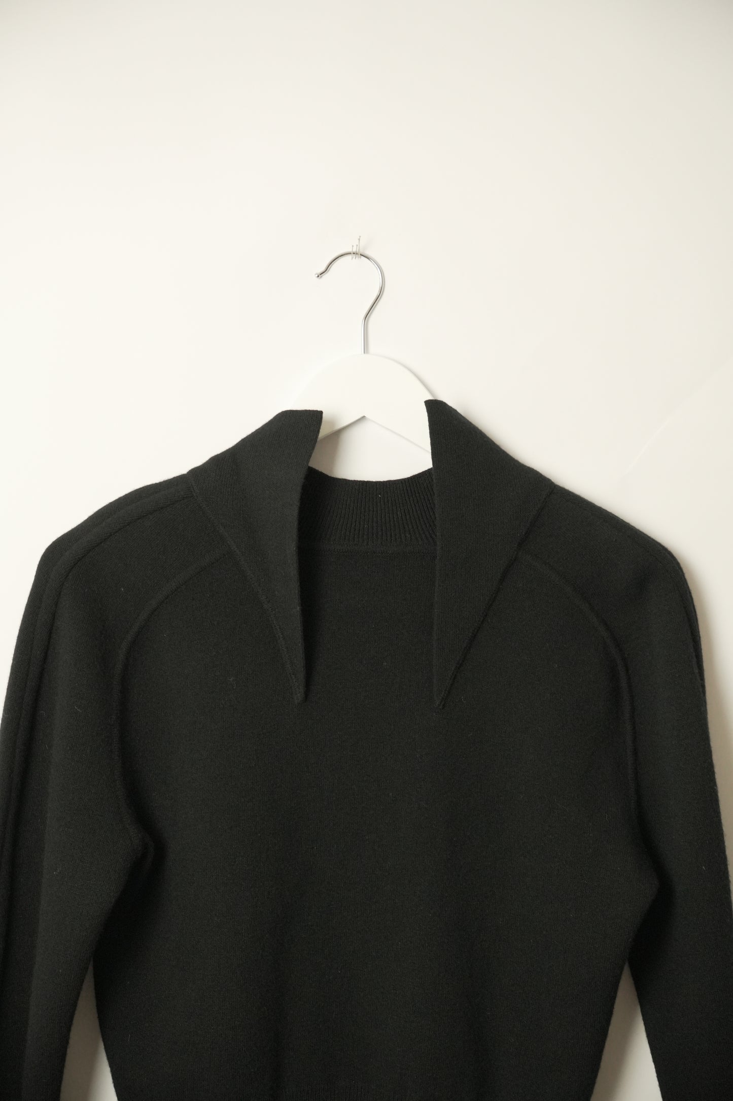 Mugler Crab Claw Black LS Knit