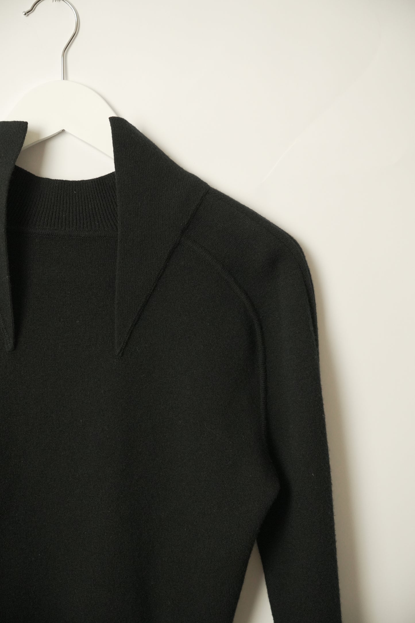 Mugler Crab Claw Black LS Knit