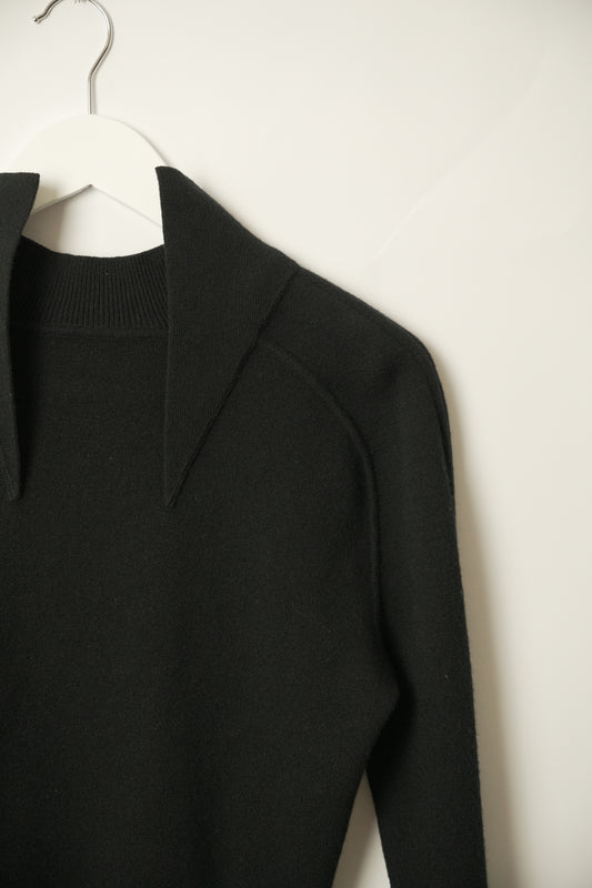 Mugler Crab Claw Black LS Knit