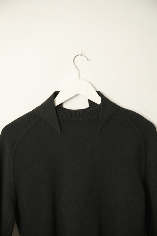 Mugler Crab Claw Black LS Knit