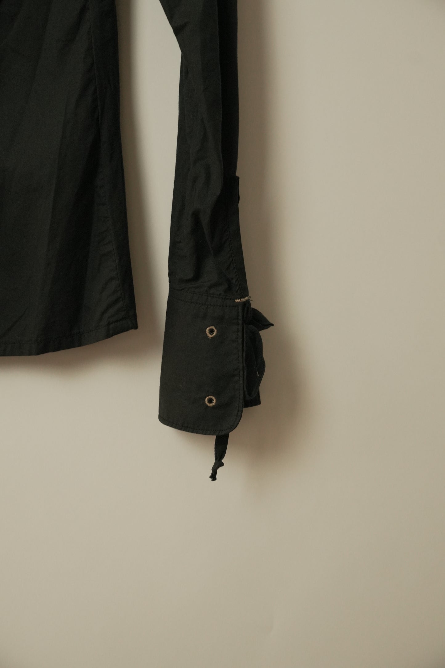 Marithe Francois Girbaud Safety Pin Lace-Up Shirt