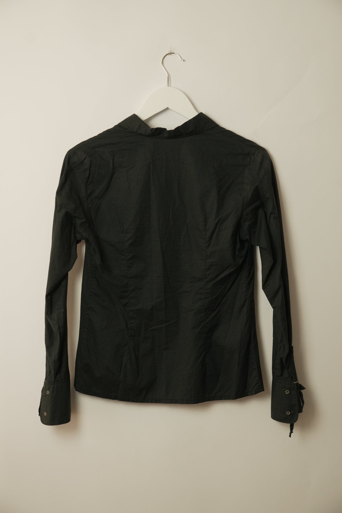 Marithe Francois Girbaud Safety Pin Lace-Up Shirt
