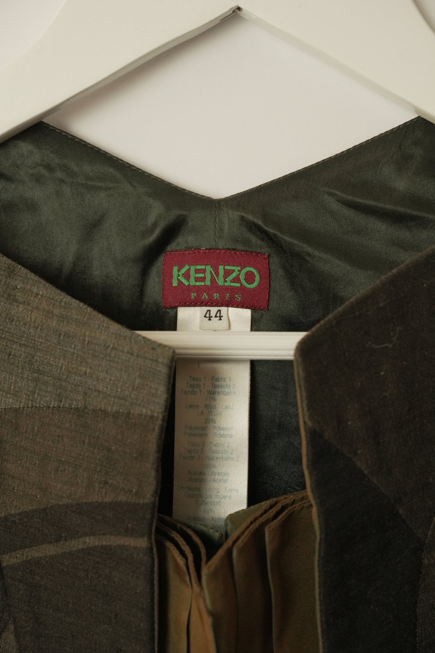 Kenzo Metallic Layered Vest