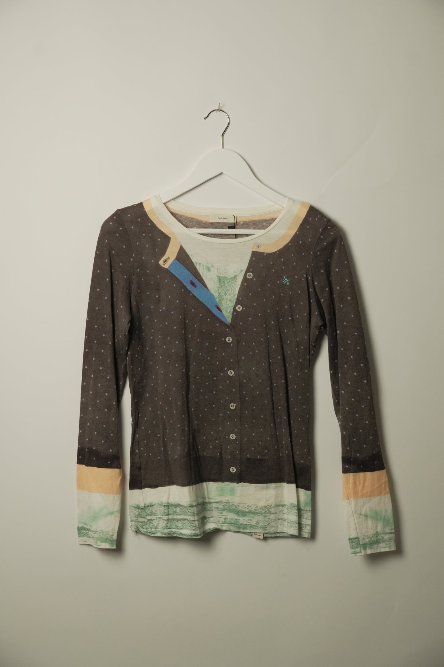 Paul smith Faux Print LS Tshirt