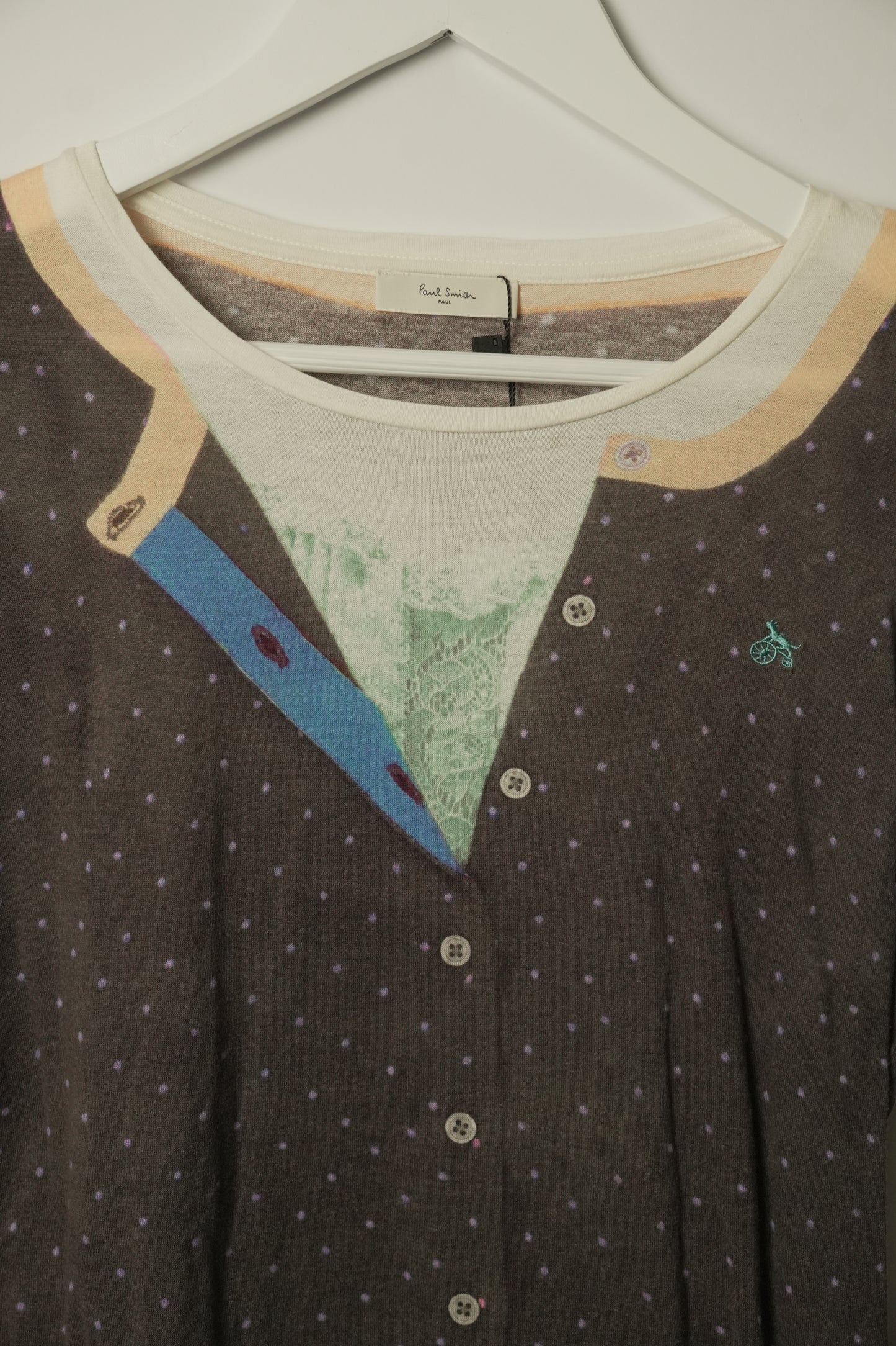 Paul smith Faux Print LS Tshirt