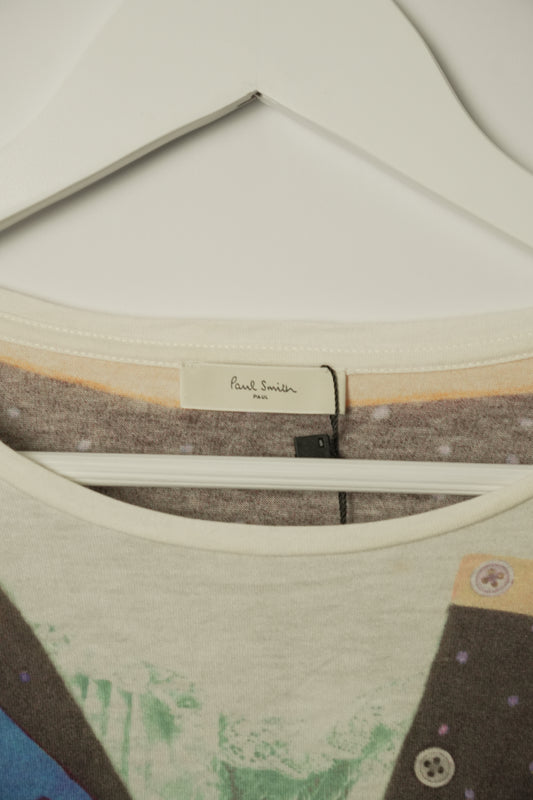 Paul smith Faux Print LS Tshirt