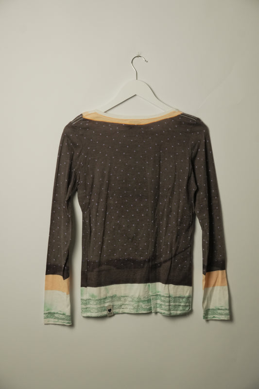 Paul smith Faux Print LS Tshirt