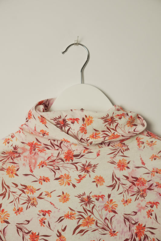 Acne Studios Floral Turtleneck LS Ombre Top