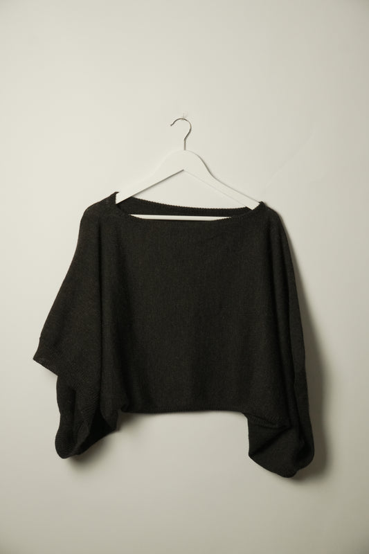Y's Sless Hoodie Knit Top