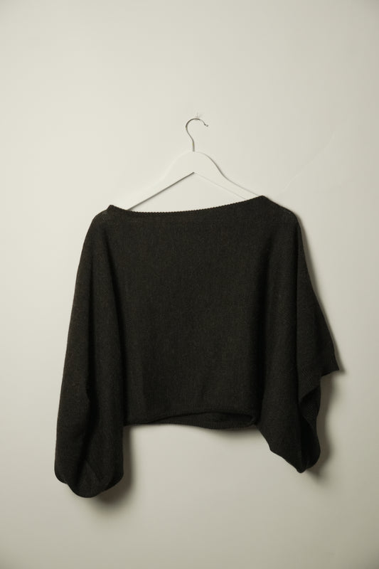 Y's Sless Hoodie Knit Top