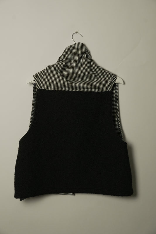 Ys for Living Houndstooth Shawl Vest