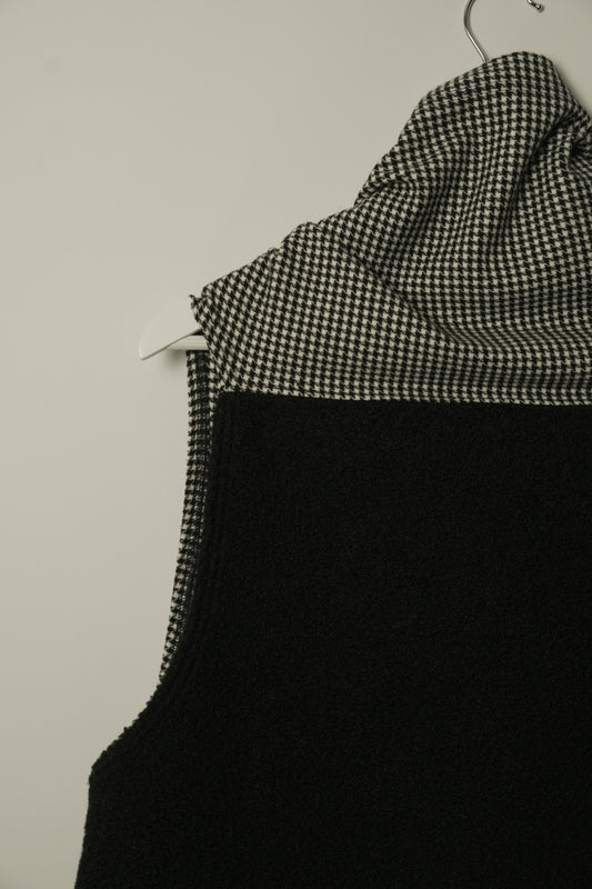 Ys for Living Houndstooth Shawl Vest